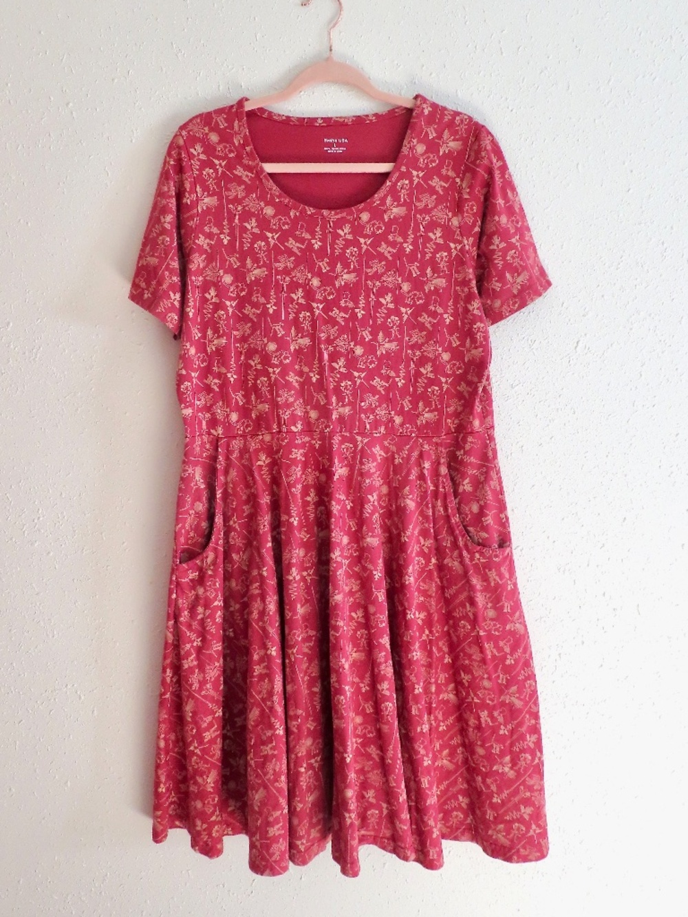 Svaha Nazca Lines Twirl Dress Size Large L